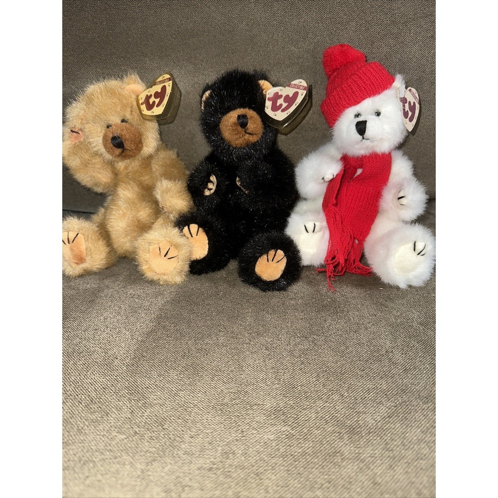 TY Beanie Baby Set Of 3 The Attic Treasure‎ Bears